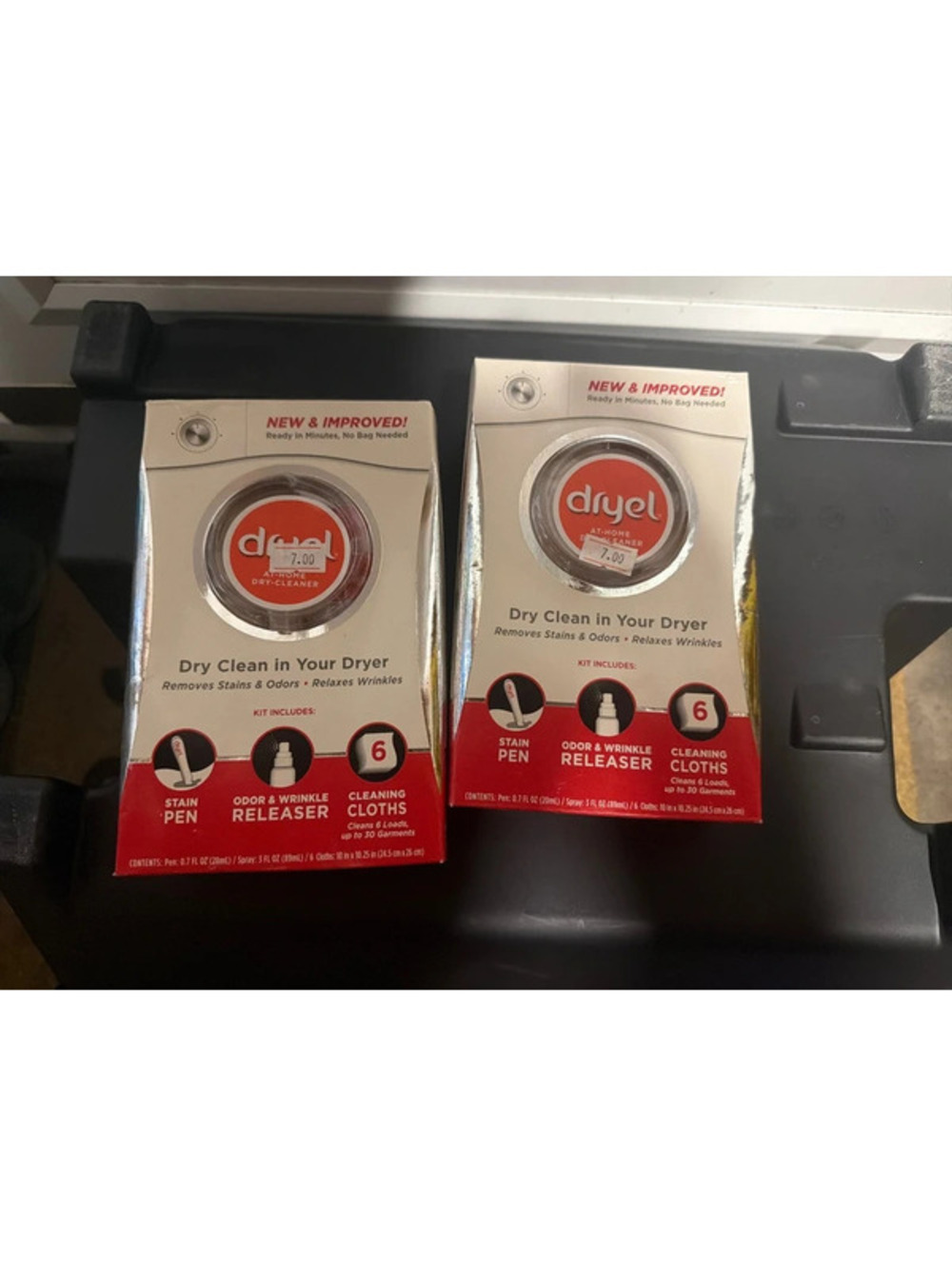 Dryel at home dry cleaner 6 count (set of 2 )